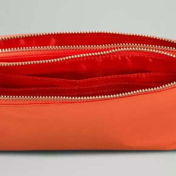 Lululemon Now and Always Puffy Pouch Wristlet in Orange - Picture 3 of 8